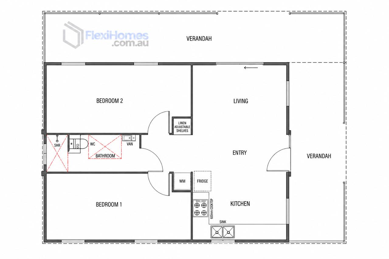 Flexi 30 Plus floor plan